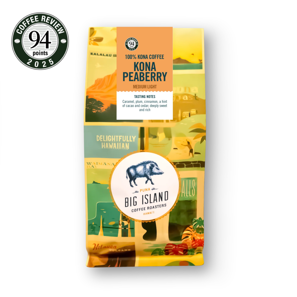 Kona Peaberry Coffee Hawaii Top Rated 94 points