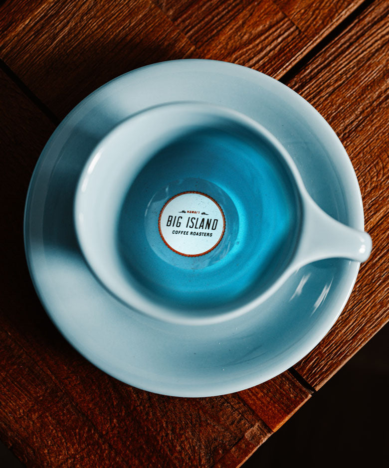 Ohiʻa Espresso Demitasse & Saucer by Big Island Coffee Roasters - Apparel & Goods - Mugs